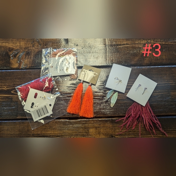 Earrings 5 pairs new BOHO - Picture 6 of 6